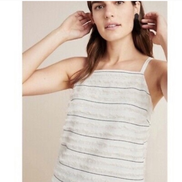 Anthropologie Tops - Anthropologie Maeve Quinn Neutral Textured Cami